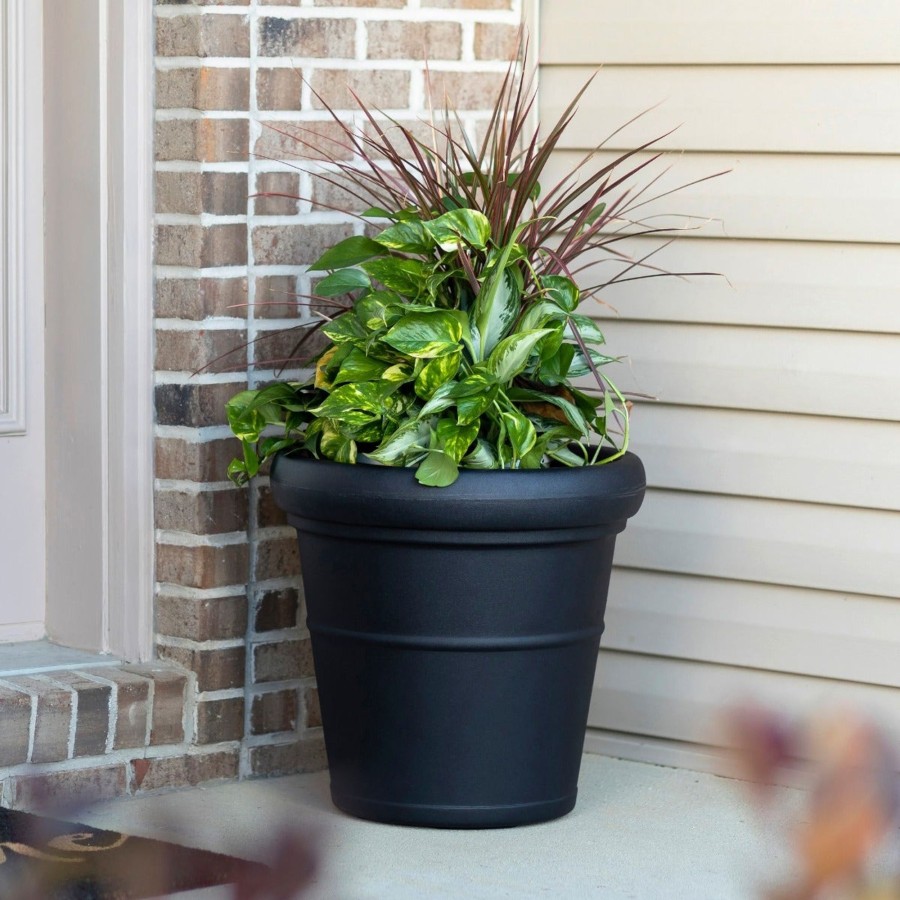 Home & Patio Step2 Planters | Claremont Planter Dark Cedar