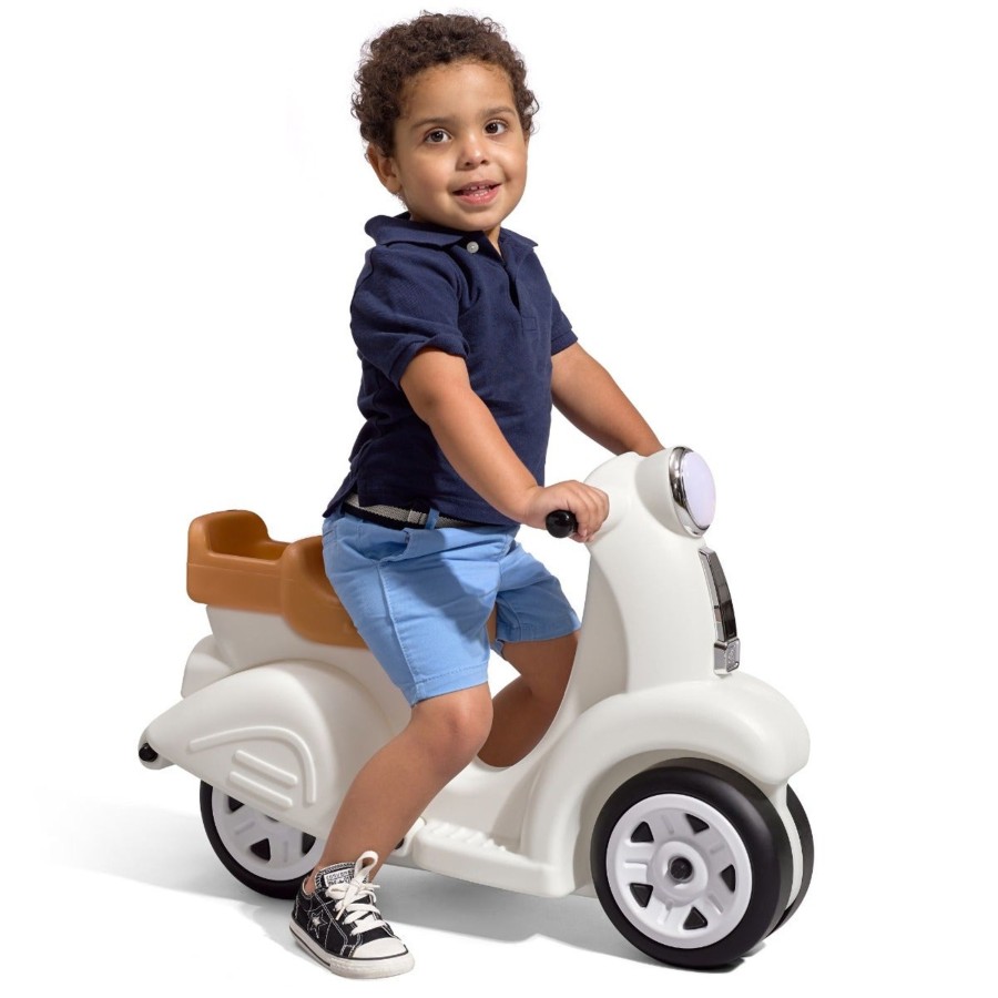 Kids Step2 Ride-Ons & Wagons | Ride Along Scooter - White