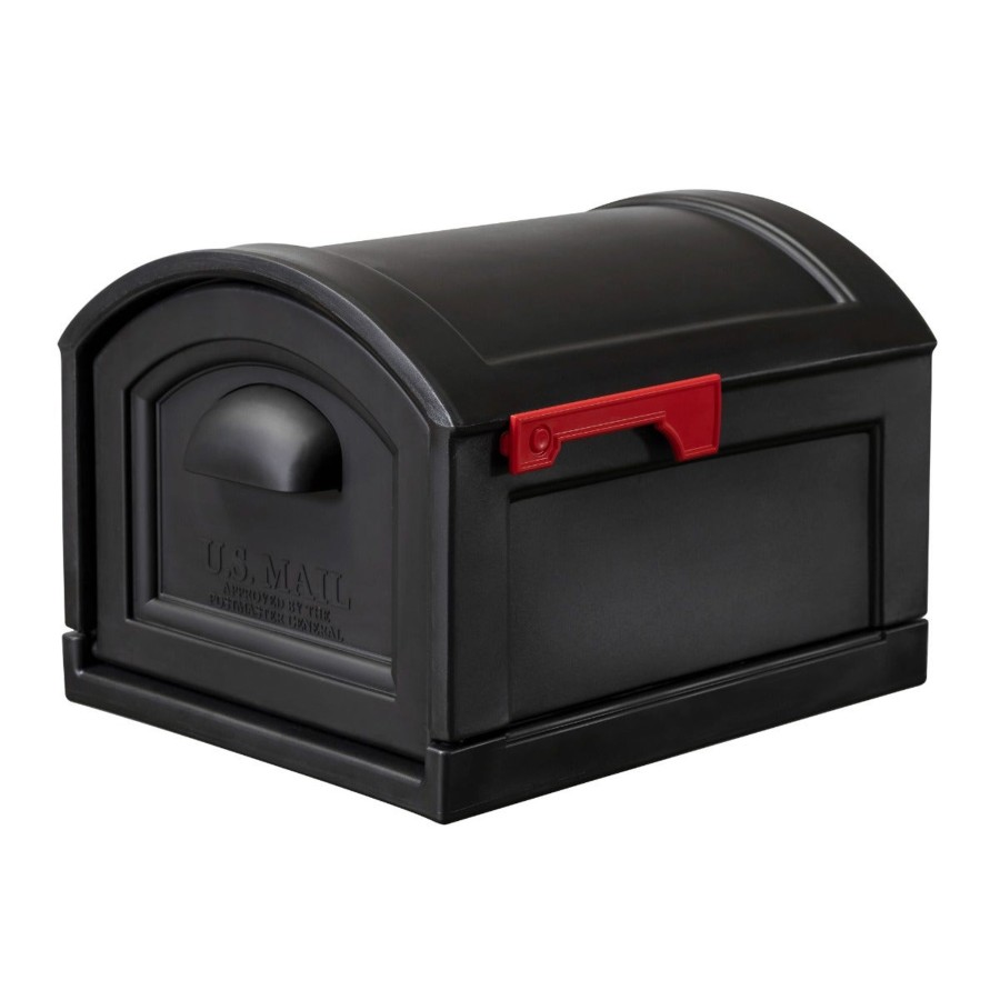 Home & Patio Step2 Mailboxes & Posts | Town-To-Town Xl Post-Mount Mailbox - Black