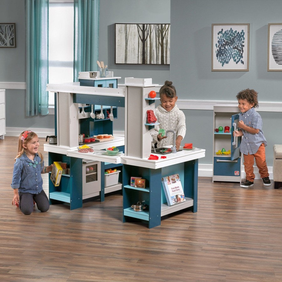 Kids Step2 Play Kitchens | Grand Walk-In Wood Kitchen