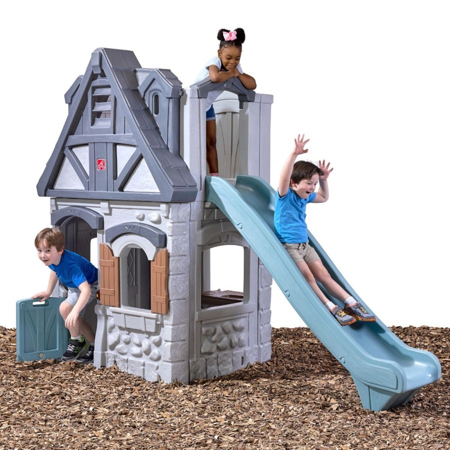 Kids Step2 Playhouses | Enchanting Adventures 2-Story Playhouse & Slide