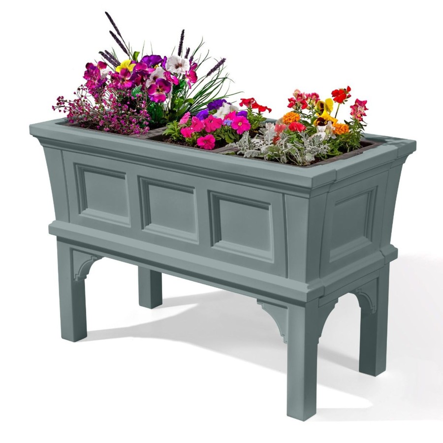 Home & Patio Step2 Planters | Atherton Raised Planter Box - Sage Gray