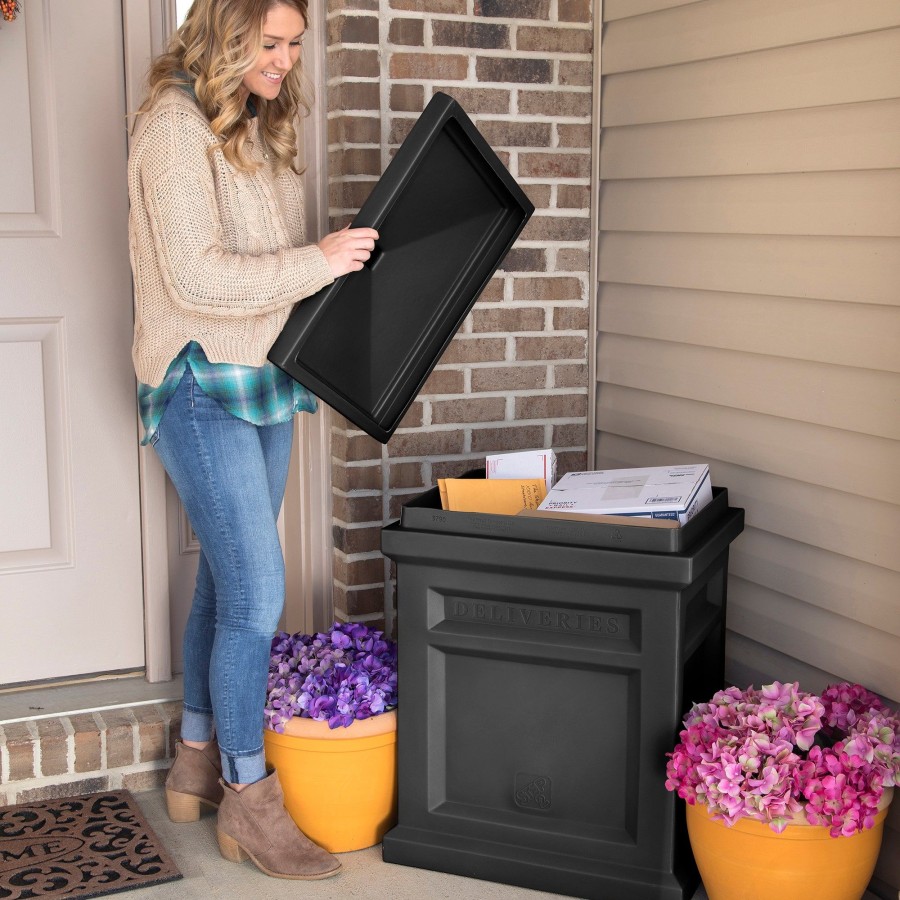 Home & Patio Step2 Package Boxes | Express Package Delivery Box - Black