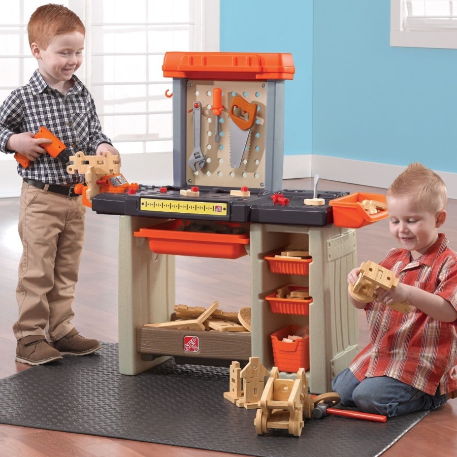 Kids Step2 Pretend Play | Handyman Workbench - Orange