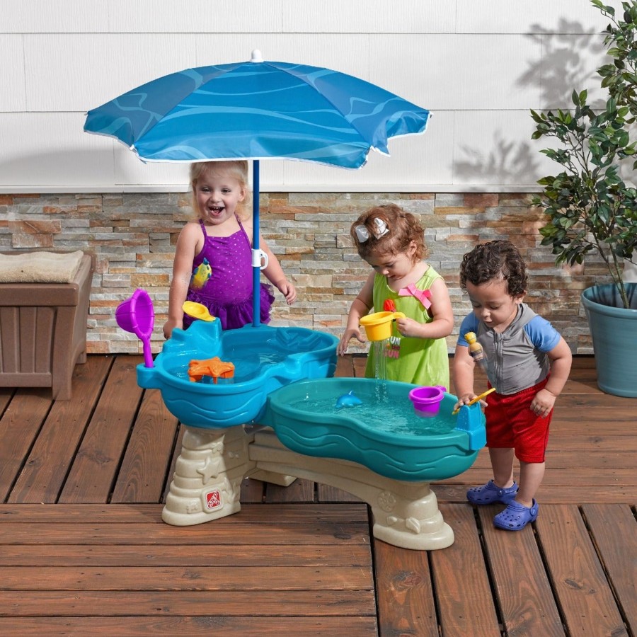 Kids Step2 Sand & Water Play | Spill & Splash Seaway Water Table