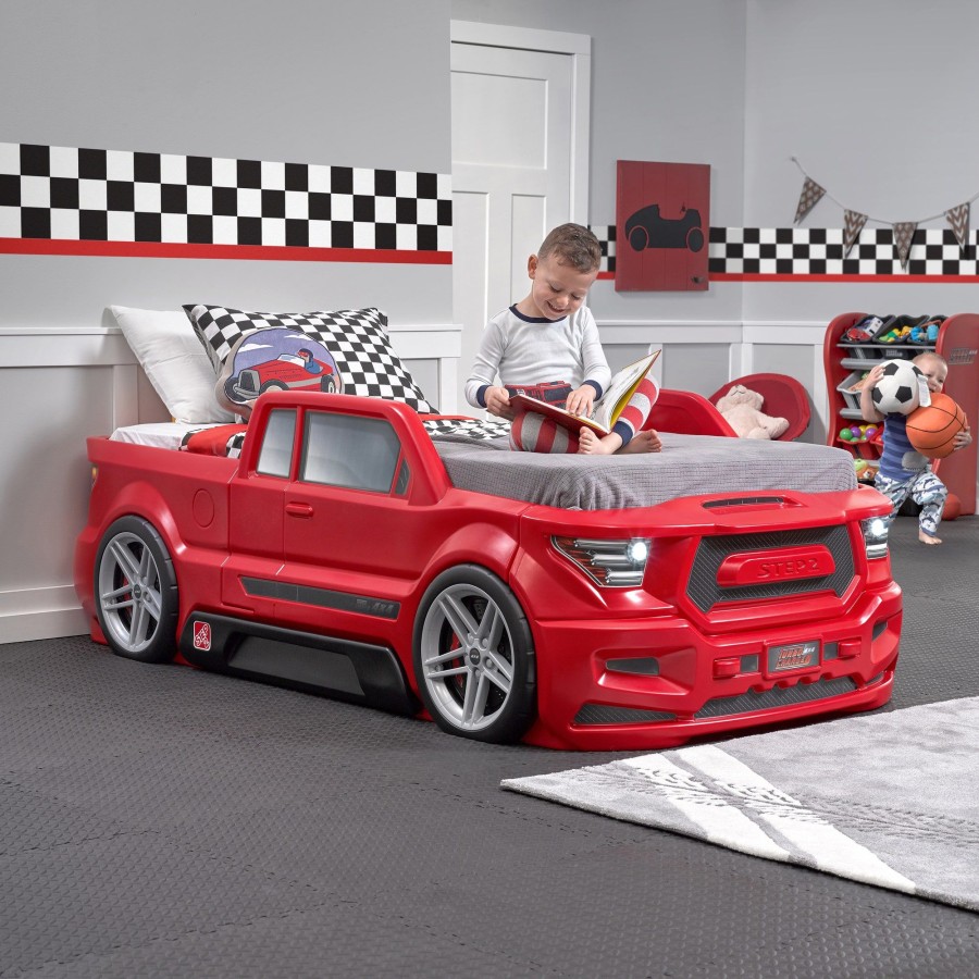 Kids Step2 Kids Beds | Turbocharged Twin Truck Bed