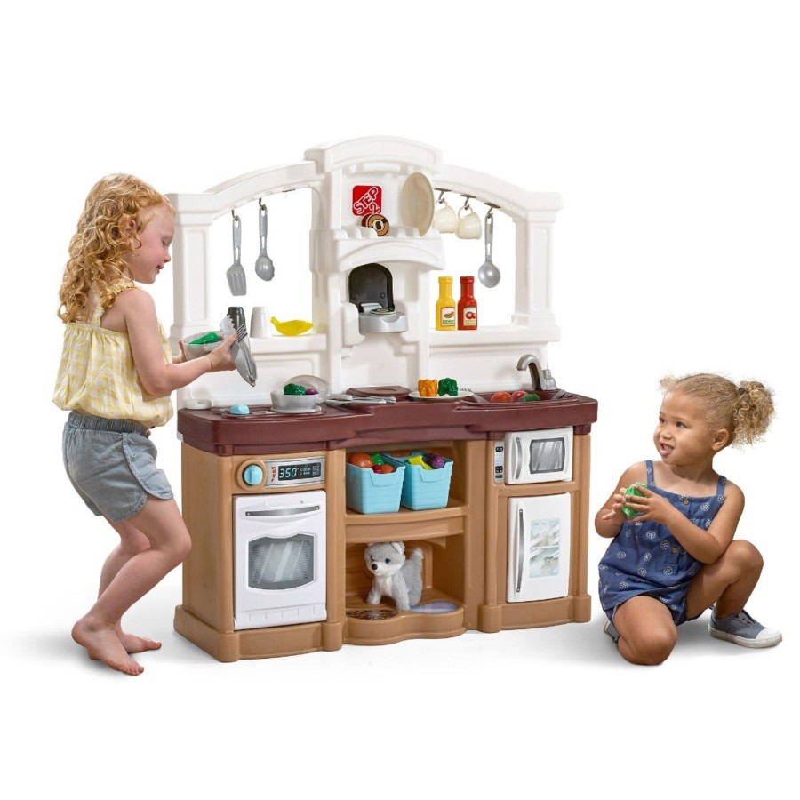 Kids Step2 Play Kitchens | Fun With Friends Kitchen - Tan