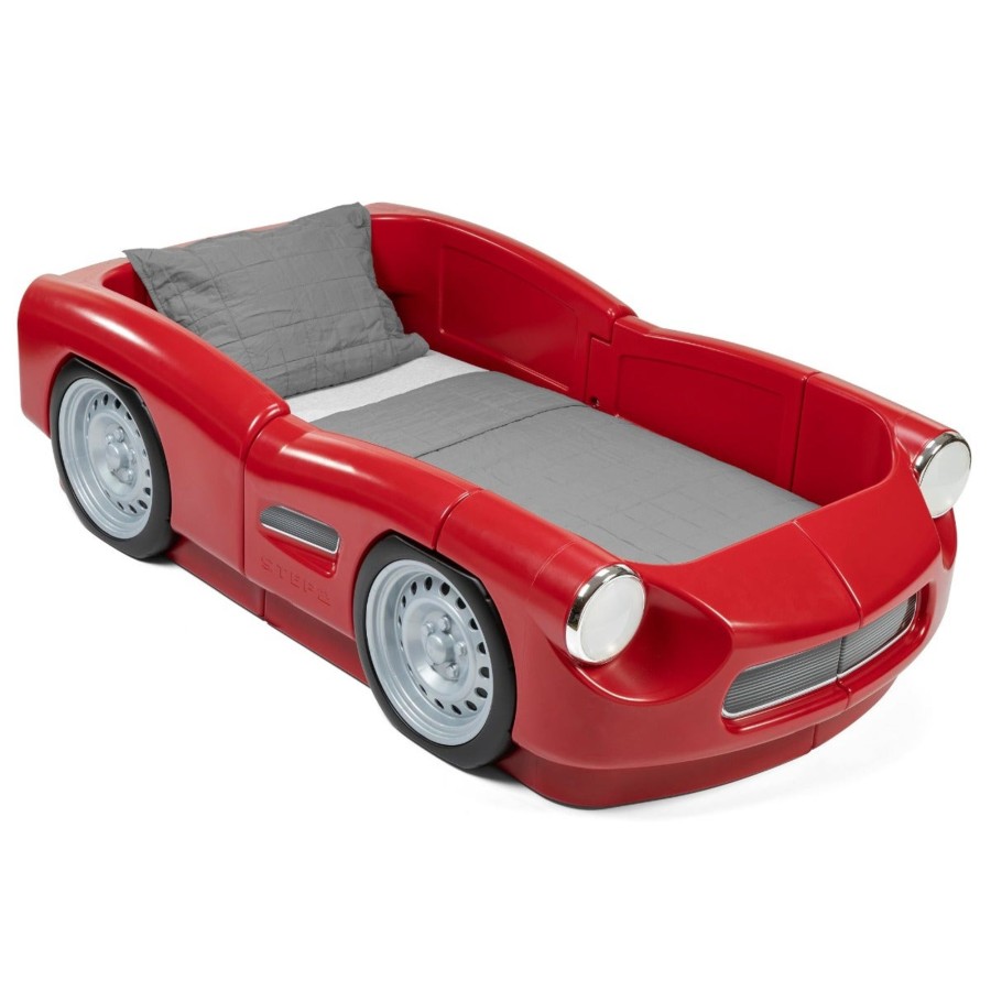 Kids Step2 Kids Beds | Step2 Roadster Toddler To Twin Bed Red