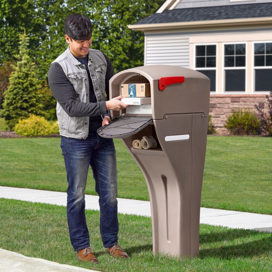 Home & Patio Step2 Mailboxes & Posts | Mailmaster Xl Mailbox - Mocha