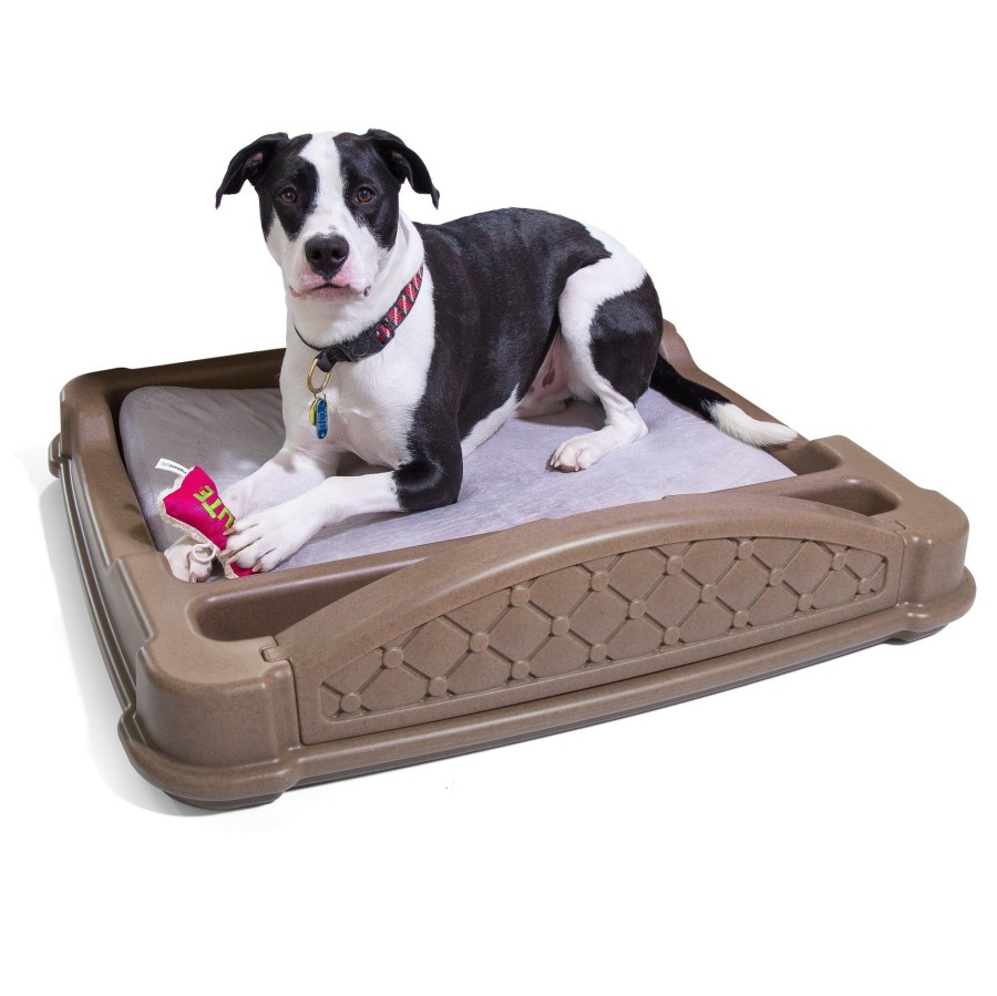 Home & Patio Step2 Pet Beds | Close 'N' Cozy Hideaway Dog Bed -Brown