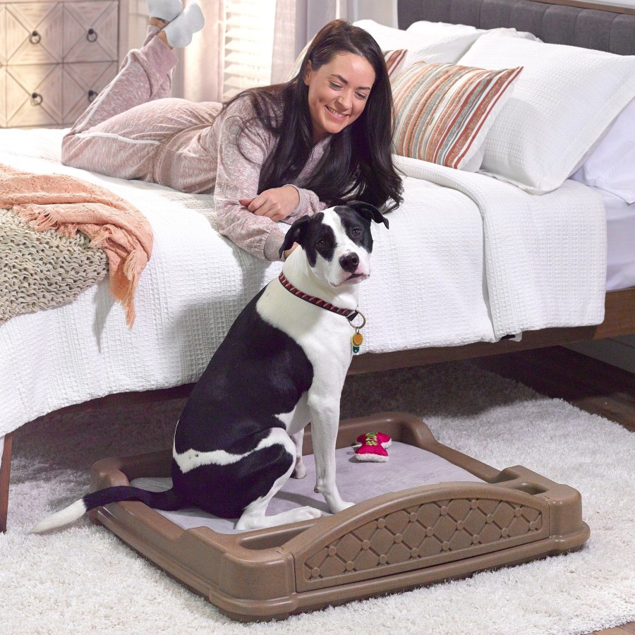 Home & Patio Step2 Pet Beds | Close 'N' Cozy Hideaway Dog Bed -Brown