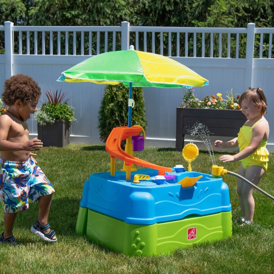 Kids Step2 Sand & Water Play | Waterpark Wonders Two-Tier Water Table