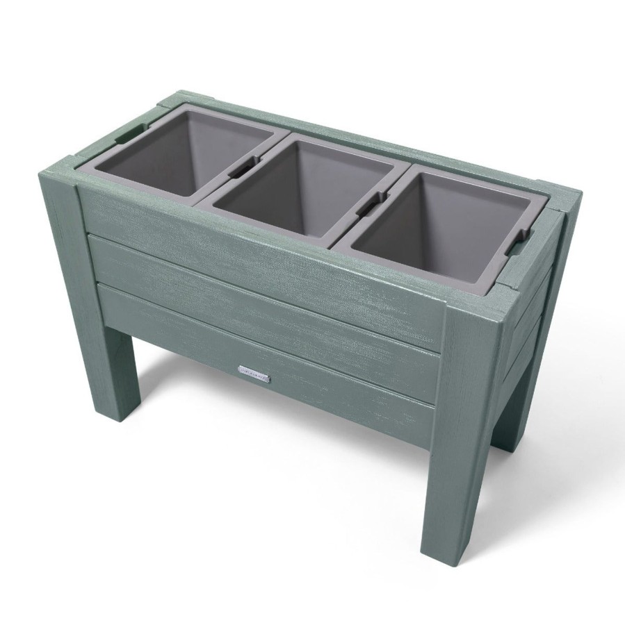 Home & Patio Step2 Planters | Lakewood Raised Planter - Sage Gray