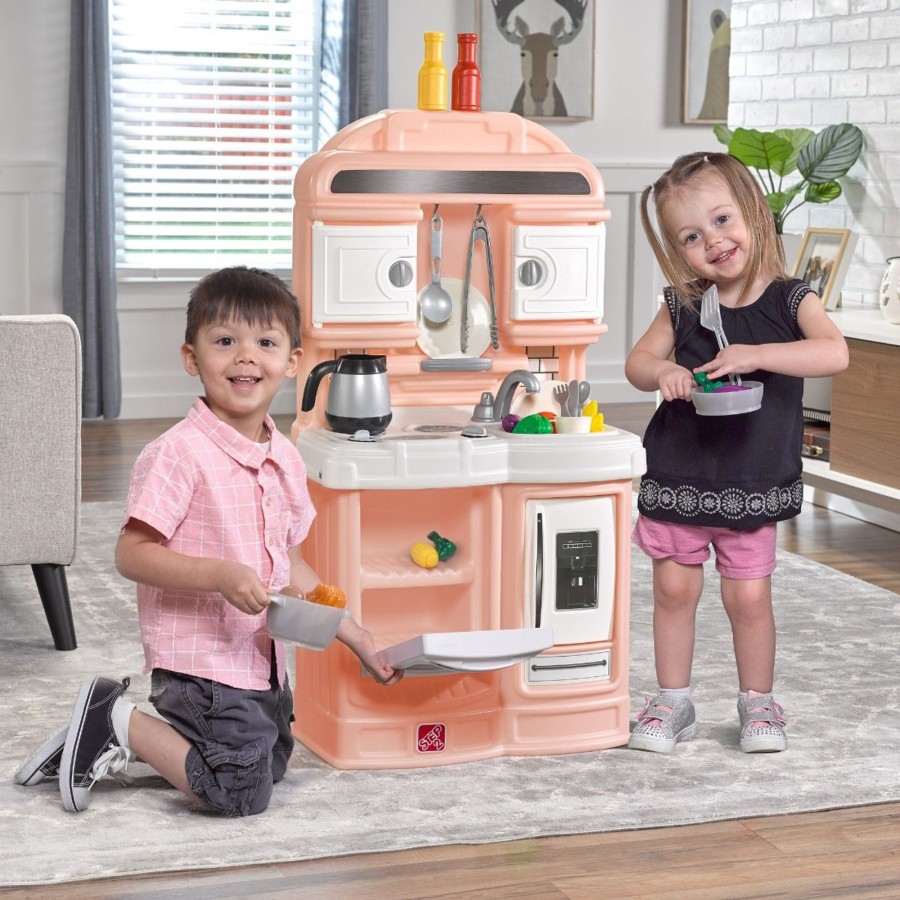 Kids Step2 Play Kitchens | Quaint Kitchen - Rose Pink