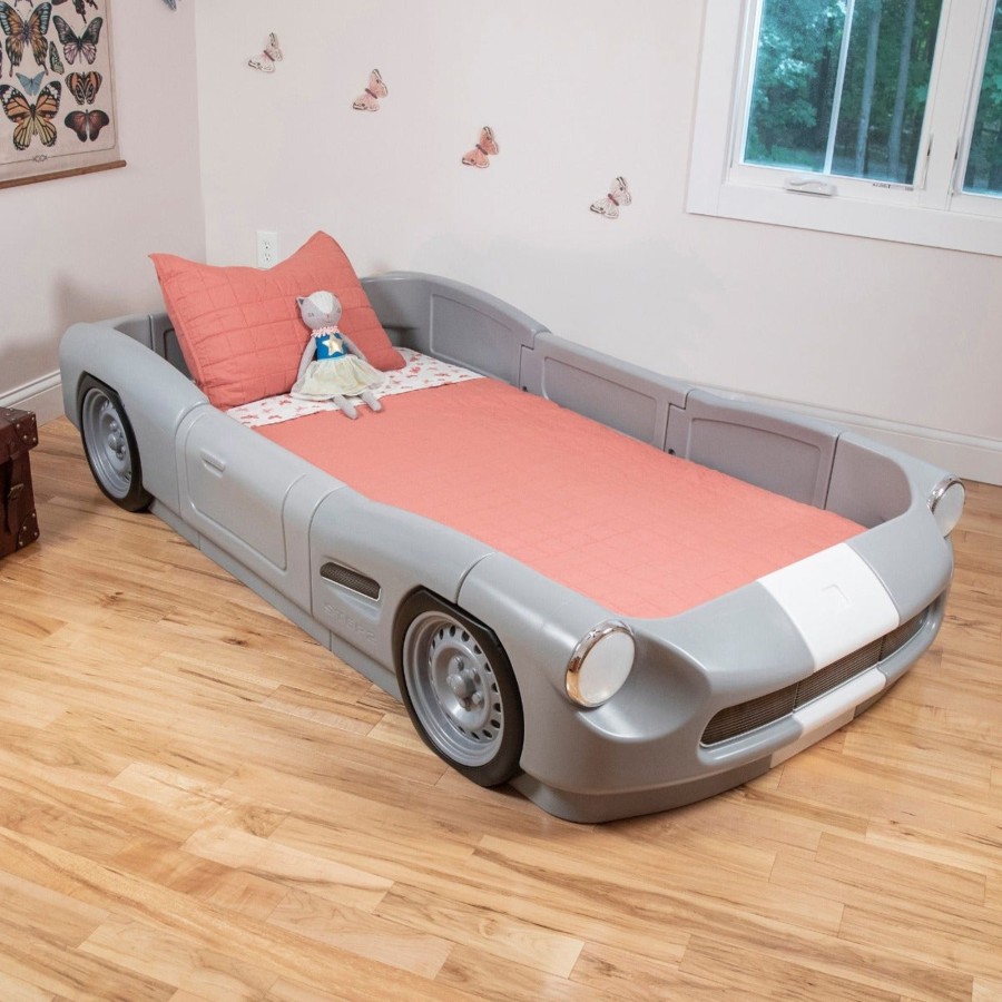 Kids Step2 Kids Beds | Step2 Roadster Toddler To Twin Bed Gray