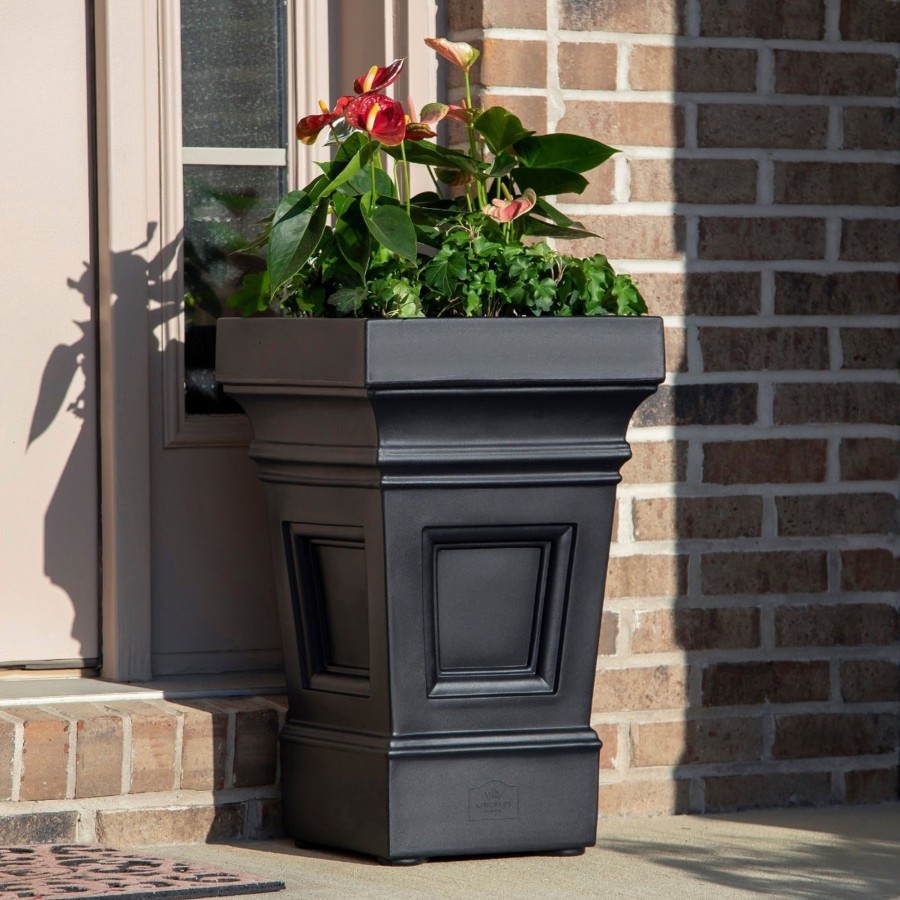 Home & Patio Step2 Planters | Atherton Planter Box - Onyx Black 2 Pack