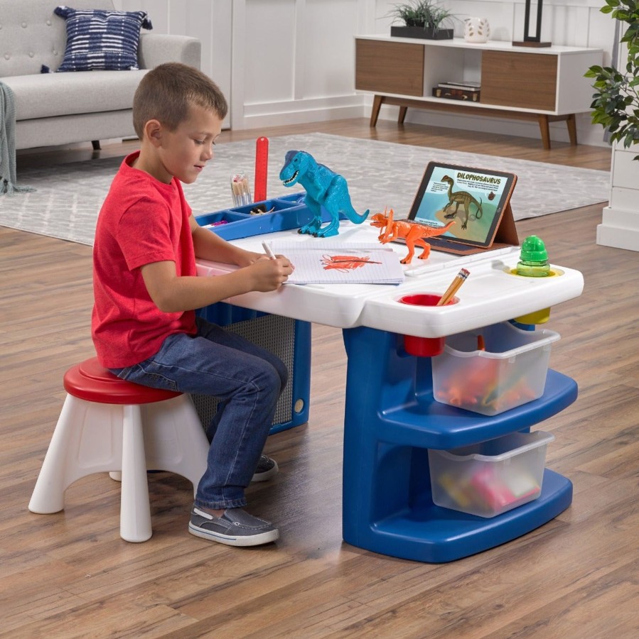 Kids Step2 Art Desks & Easels | Build & Store Block & Activity Table