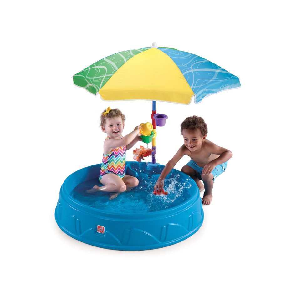 Kids Step2 Sand & Water Play | Play & Shade Pool