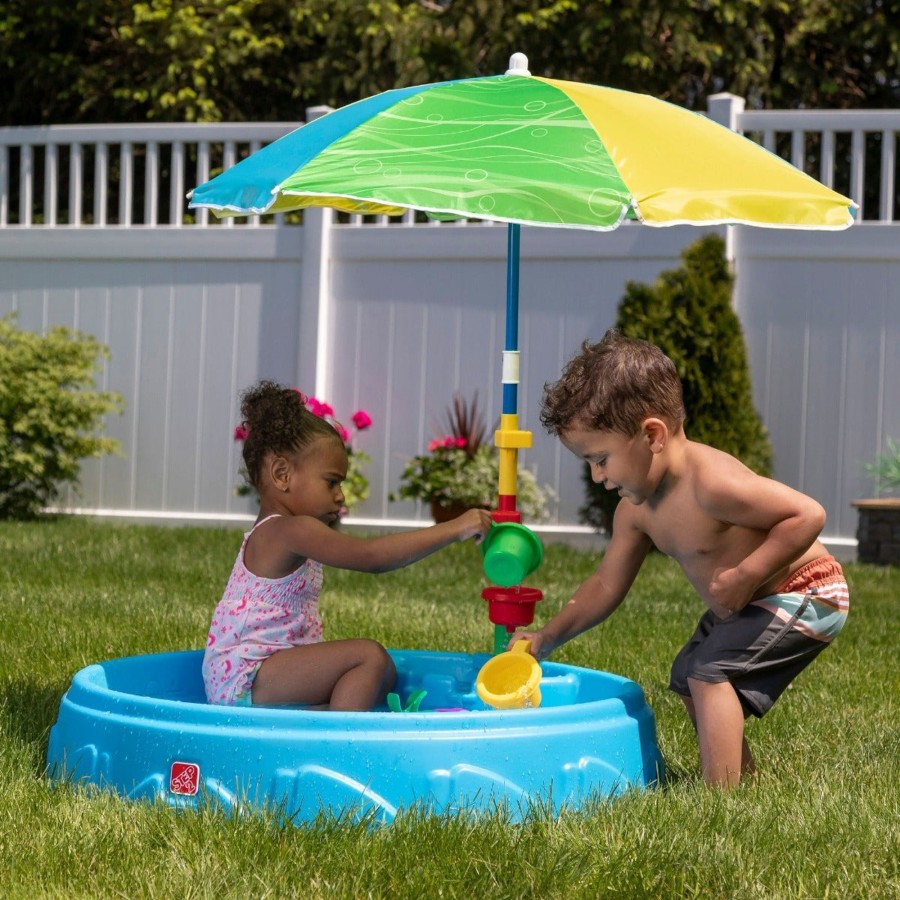 Kids Step2 Sand & Water Play | Play & Shade Pool