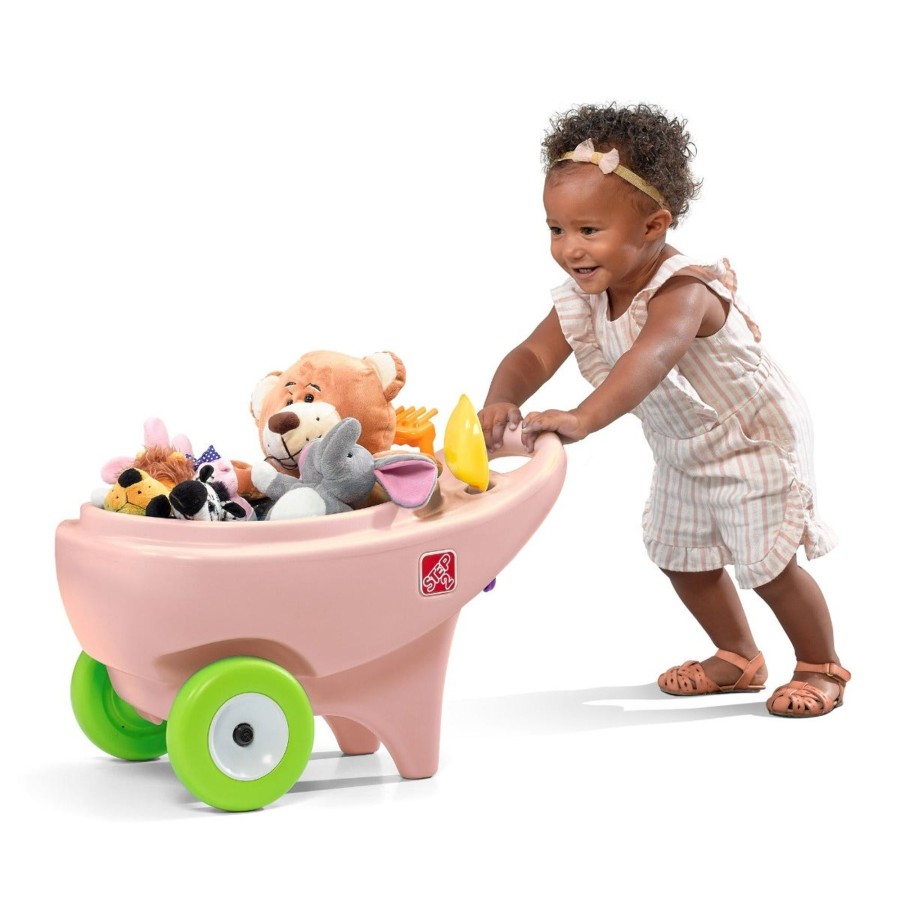 Kids Step2 Pretend Play | Springtime Wheelbarrow - Rose Pink