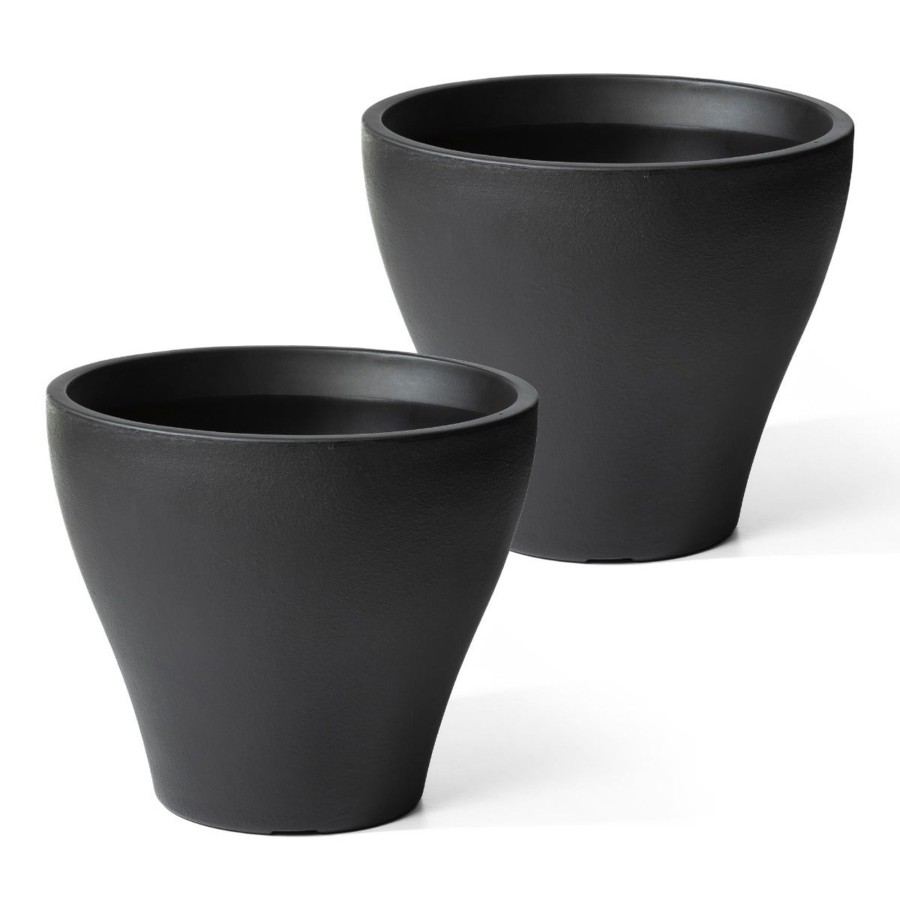 Home & Patio Step2 Planters | Fernway Planter - Onyx Black 2 Pack