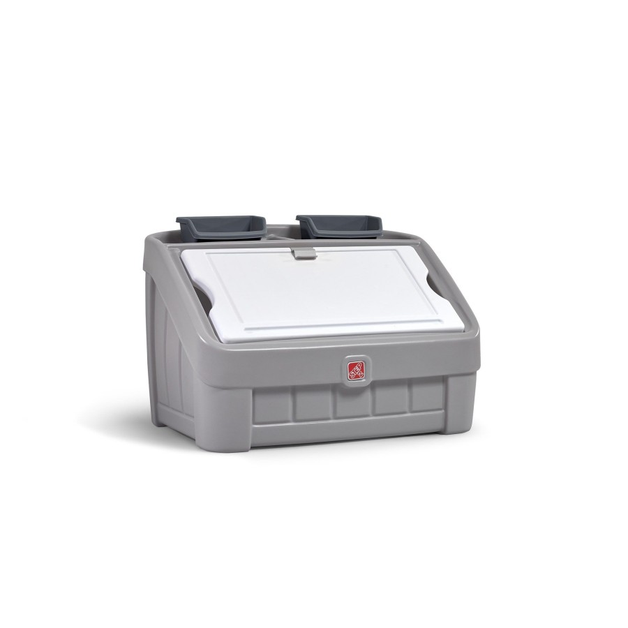 Replacement Parts Step2 Toy Boxes & Storage | 2-In-1 Toy Box & Art Lid - Gray Parts