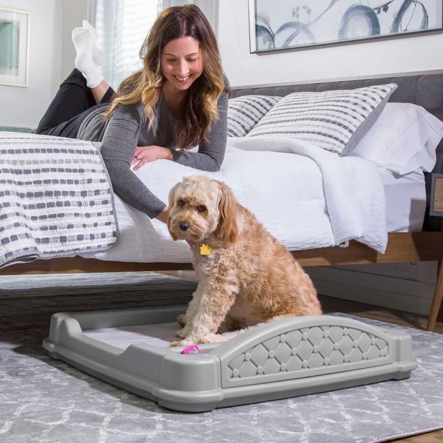 Home & Patio Step2 Pet Beds | Close 'N' Cozy Hideaway Dog Bed -Gray