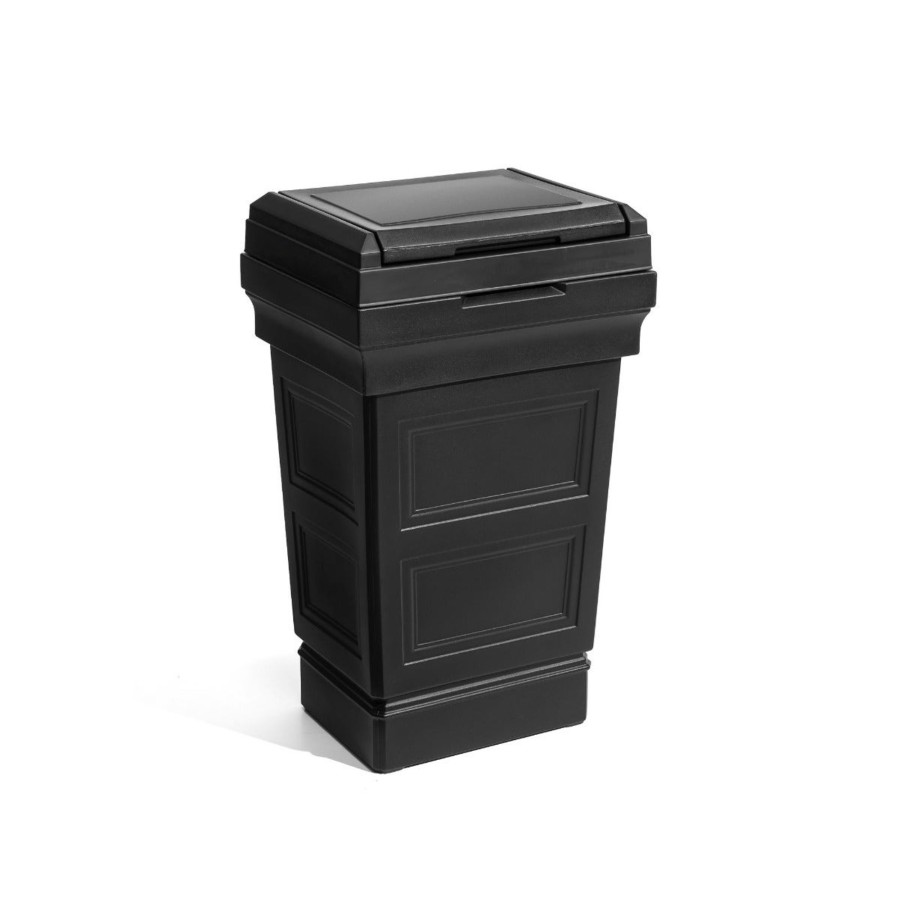 Home & Patio Step2 Trash & Recycling | Atherton Garbage Container - Onyx Black